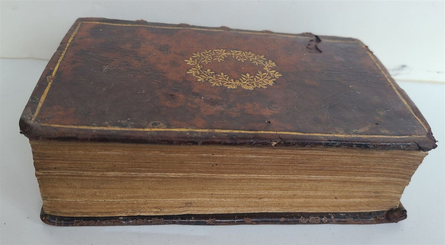 1563 AURELII AUGUSTINI HIPPONENSIS EPISCOPI DE CIVITATE DEI antique 16th CENTURY