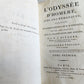 1804 L'ODYSSEE D'HOMERE by BITAUBE 3 VOLUMES antique in FRENCH