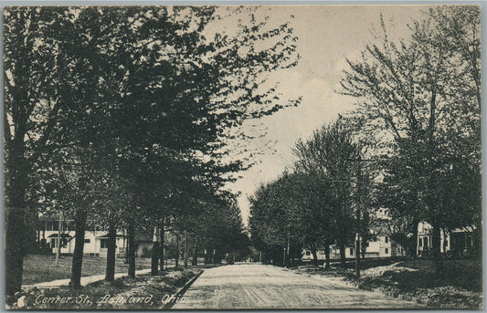 ASHLAND OH CENTER STREET ANTIQUE POSTCARD