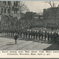 WORCESTER MA MILITARY ESCORT ANTIQUE POSTCARD