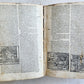 1563 BIBLE in LATIN antique ILLUSTRATED 16th century BIBLIA
