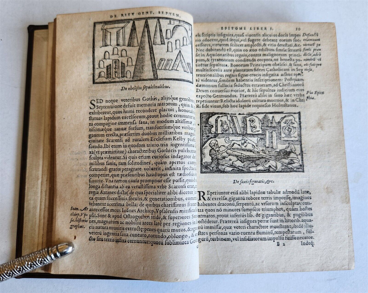 1558 ILLUSTRATED SCANDINAVIA antique Historia de Gentibus Septentrionalibus RARE