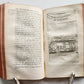 1751 HISTOIRE des VOYAGES VOL. 36 antique illustrated TRAVELS to INDIA