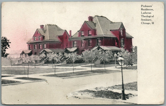 CHICAGO IL THEOLOGICAL SEMINARY ANTIQUE POSTCARD