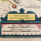 1640 MAP SEDAN et de RAUCOURT FRANCE WILLEM BLAEU antique AUTHENTIC hand colored