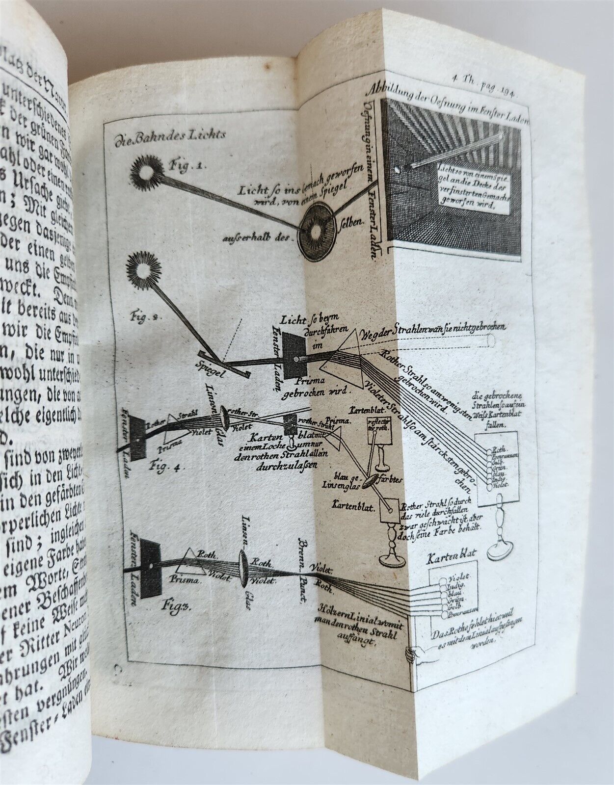 1753 Spectacle of nature by PLUCHE antique ILLUSTRATED in GERMAN