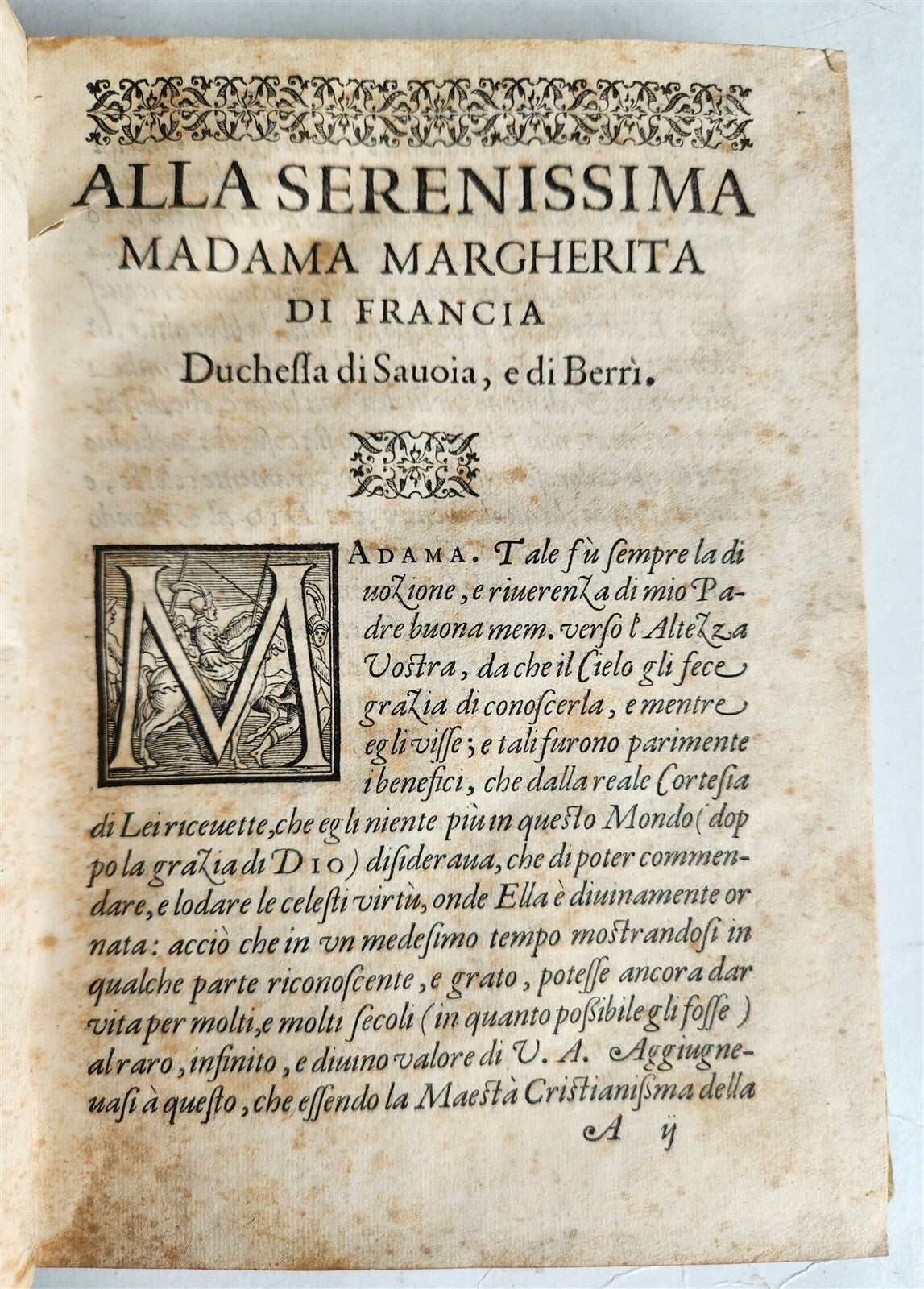 1570 La Avarchide del s. Luigi Alamanni POETRY antique VELLUM BOUND 16th CENTURY
