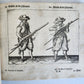 1664 ILLUSTRATED MILITARY WORK on TECHNIQUES for HANDLING MUSKET & PIKE antique