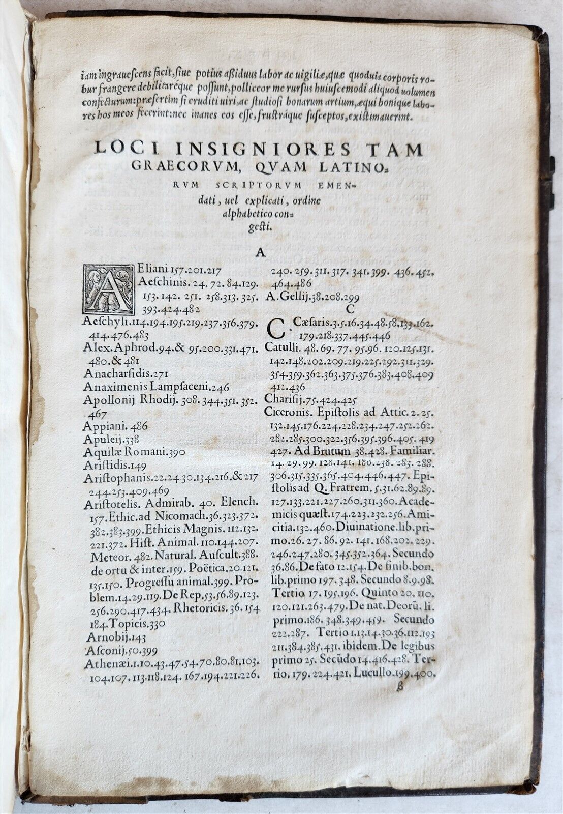 1554 VICTORII PETRI VARIARUM LECTIONUM antique 16th CENTURY