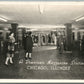 CHICAGO IL SUBWAY STATION VINTAGE REAL PHOTO POSTCARD RPPC