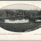 NEWTOWN PA GEORGE SCHOOL POND ANTIQUE POSTCARD