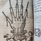 1596-1600 EMBLEMATA antique ILLUSTRATED w/ 270 WOODCUTS PLANTIN VELLUM BINDING
