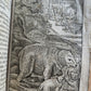 1724 ILLUSTRATED POLITICAL NOVEL antique Joannis Barclaii Argenis