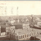 OLNEY IL BIRDS EYE VIEW ANTIQUE POSTCARD