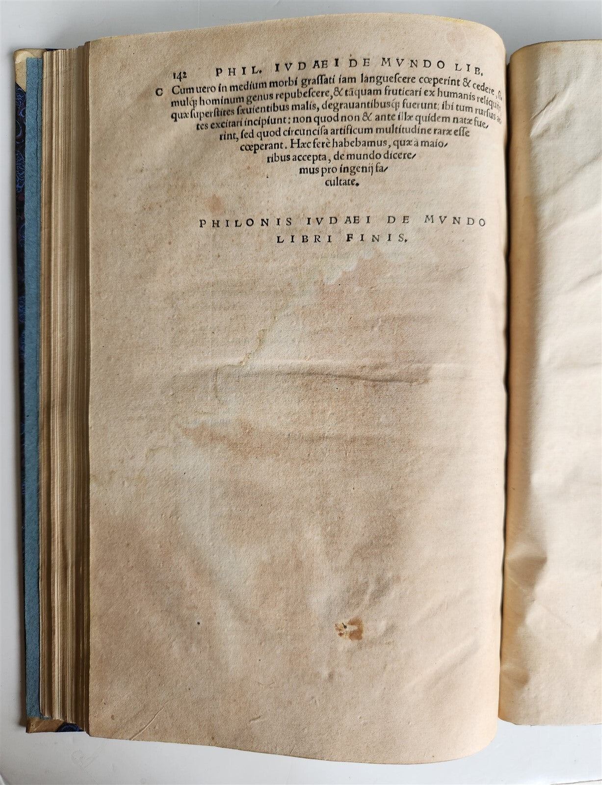1527 POST-INCUNABULA PHILO of ALEXANDRIA antique Philonis Iudaei JUDAICA