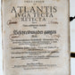 1658 ORBIS LUMEN et ATLANTIS antique DESCRIPTION of the WORLD incl. AMERICA