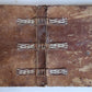 16th-17th CENTURY LARGE FOLIO BINDING antique LEATHER 12.5 by 18 inches