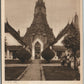 THAILAND SIAM TEMPLE ANTIQUE POSTCARD