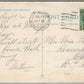 AKRON OH UNION RAILROAD STATION RAILWAY DEPOT 1924 ANTIQUE POSTCARD