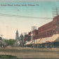 DELAVAN IL LOCUST STREET ANTIQUE POSTCARD