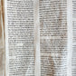 TORAH SCROLL FRAGMENT MANUSCRIPT on VELLUM antique BIBLE NUMBERS 4:39-15:16