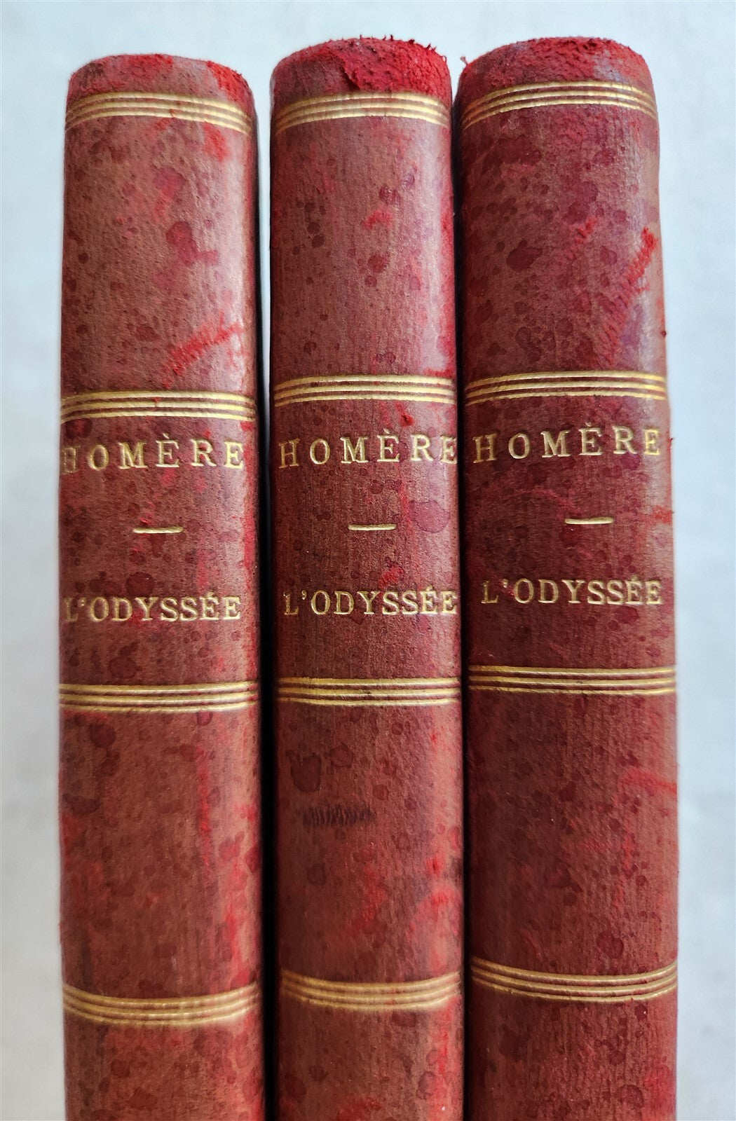 1804 L'ODYSSEE D'HOMERE by BITAUBE 3 VOLUMES antique in FRENCH