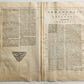 1640 MAP SEDAN et de RAUCOURT FRANCE WILLEM BLAEU antique AUTHENTIC hand colored