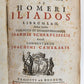 1719 HOMER ILIADOS with commentary by Manuel Moschopoulos antique VELLUM BINDING