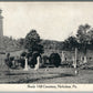 NICHOLSON PA SHADY HILL CEMETERY ANTIQUE POSTCARD