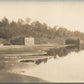 EAU CLAIRE RIVER WI ANTIQUE REAL PHOTO POSTCARD RPPC