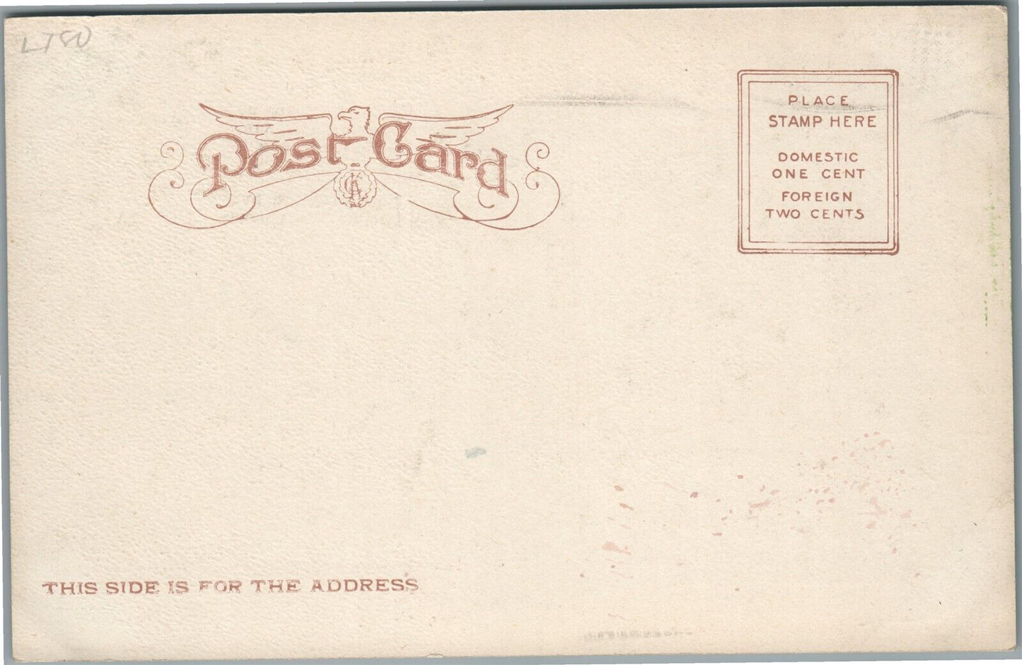 CHAMPAIGN IL GREEN STREET ANTIQUE POSTCARD