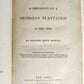 1864 JOURNAL of RESIDENCE on GEORGIAN PLANTATION antique CIVIL WAR ERA F.KEMBLE