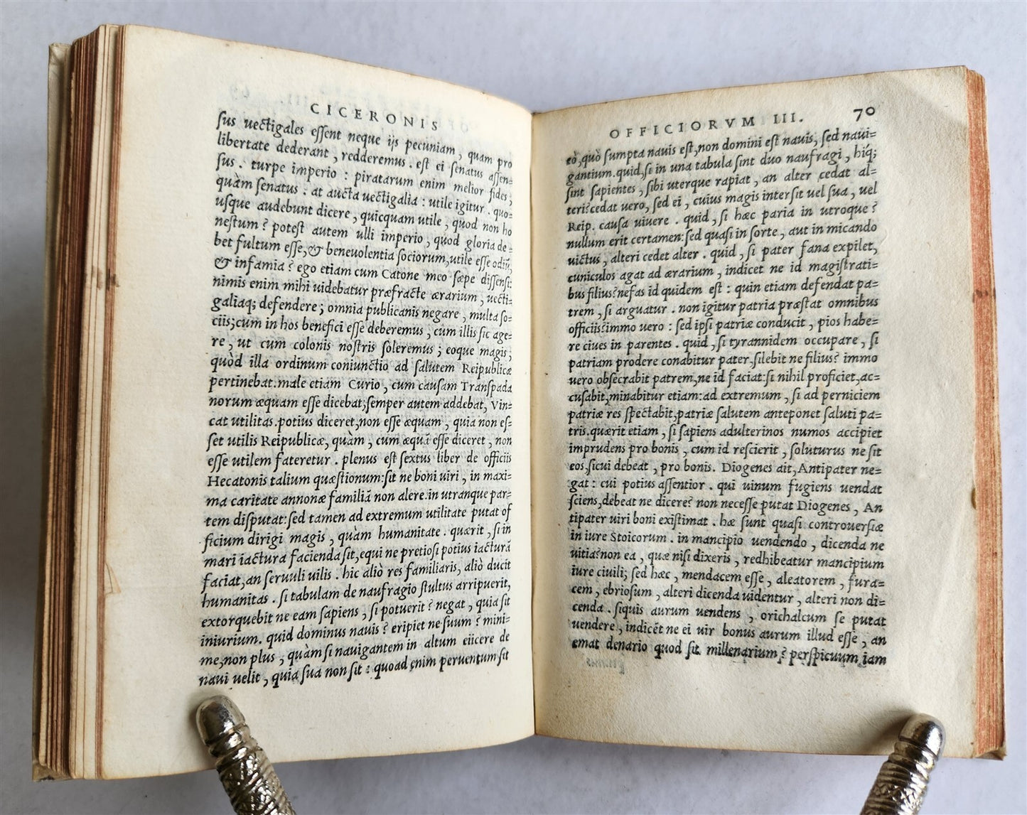 1541 ALDUS PRESS CICERO Officiorum antique 16 CENTURY vellum bound ALDINE