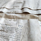 16th-17th CENTURY LARGE FOLIO BINDING antique VELLUM 10 by 17 inches