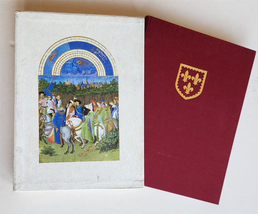 1969 The Tres Riches Heures of Jean Duke of Berry antique ILLUSTRATED FOLIO