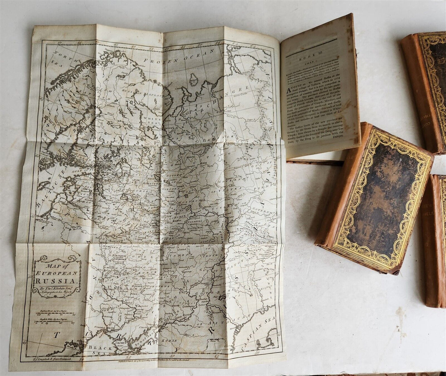 1802 TRAVELS in POLAND RUSSIA SWEDEN & DENMARK antique 5 VOLS W.COXE ILLUSTRATED