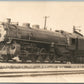 RAWLINS WY US PASSENGER ENGINE train VINTAGE REAL PHOTO POSTCARD RPPC