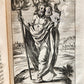 1728 MYTHOLOGY ILLUSTRATED GERMAN GODS ANTIQUE vellum bound
