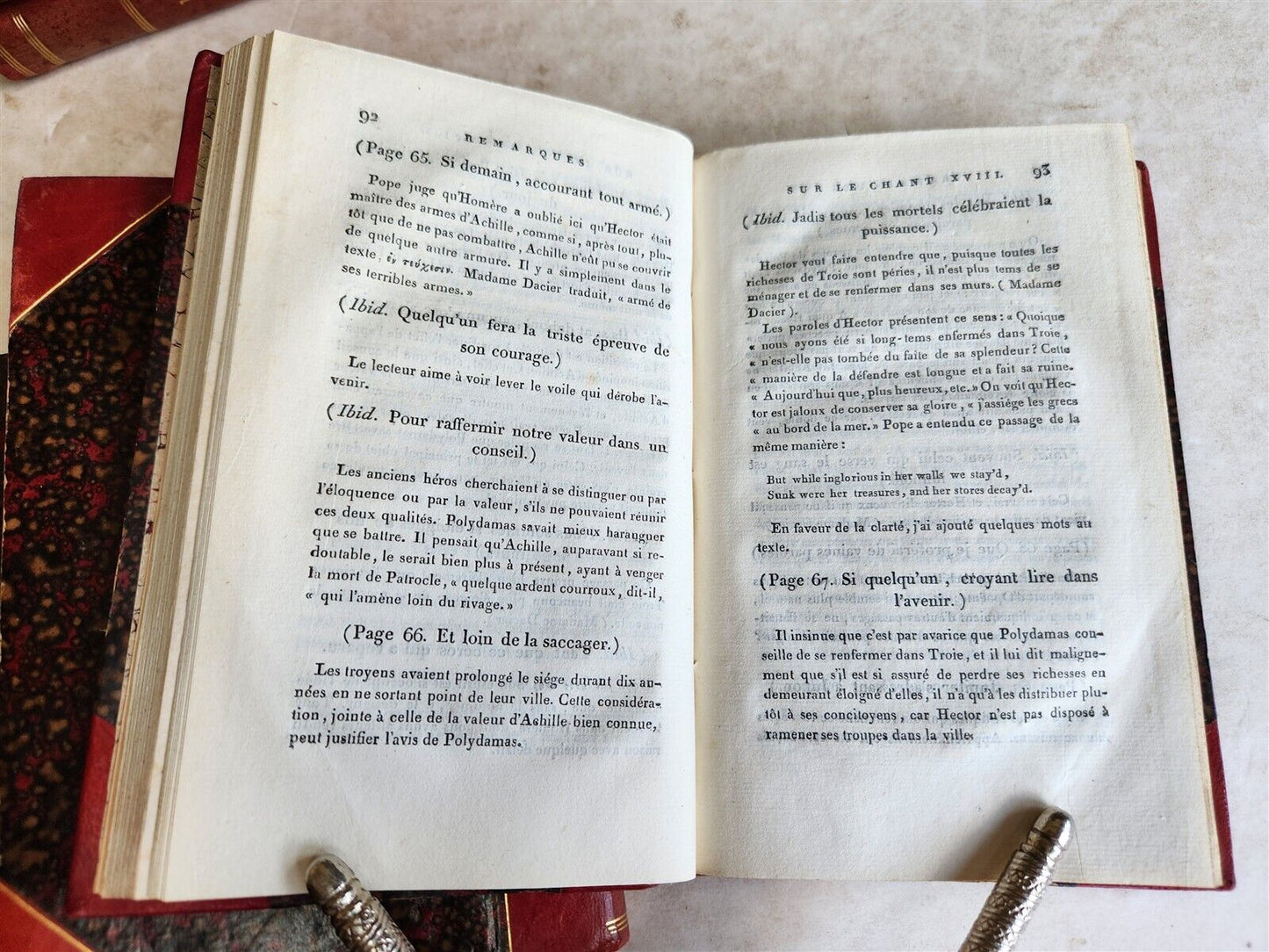 1804 L'ILIADE D'HOMERE by P.J. Bitaube antique 3 VOLUMES in FRENCH