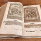 1661-1664 MARTIN LUTHER WORKS 7 FOLIO VOLS antique VELLUM in GERMAN ILLUSTRATED