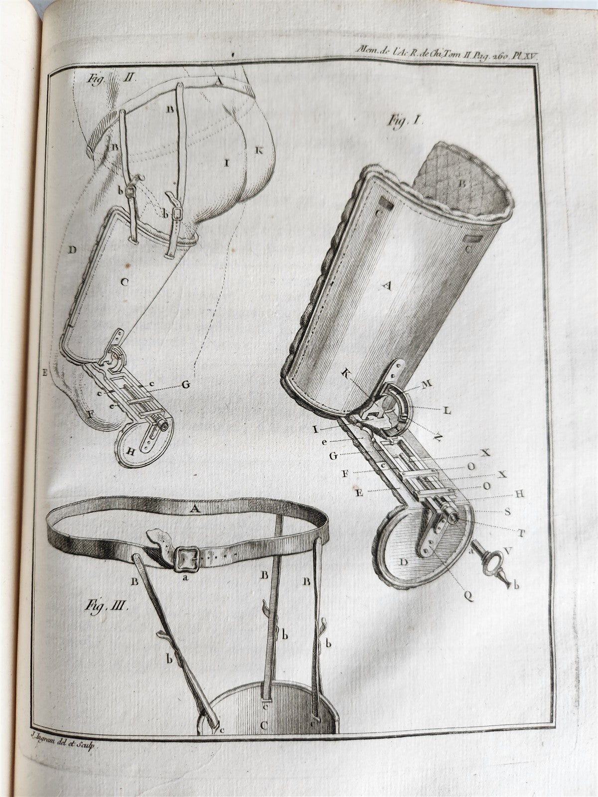 1757 SURGERY ANATOMY ILLUSTRATED antique Memoires l'Academie Royale de Chirurgie
