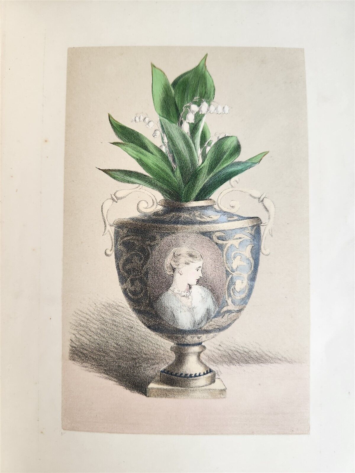 1871 FLOWER EMBLEMS ILLUSTRATED antique in ENGLISH