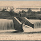 VERONA LAKE NJ THE DAM ANTIQUE POSTCARD