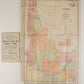 1895-1921 GROUP of 12 AMERICAN STATES FOLDING MAPS BOOKLETS antique AMERICANA