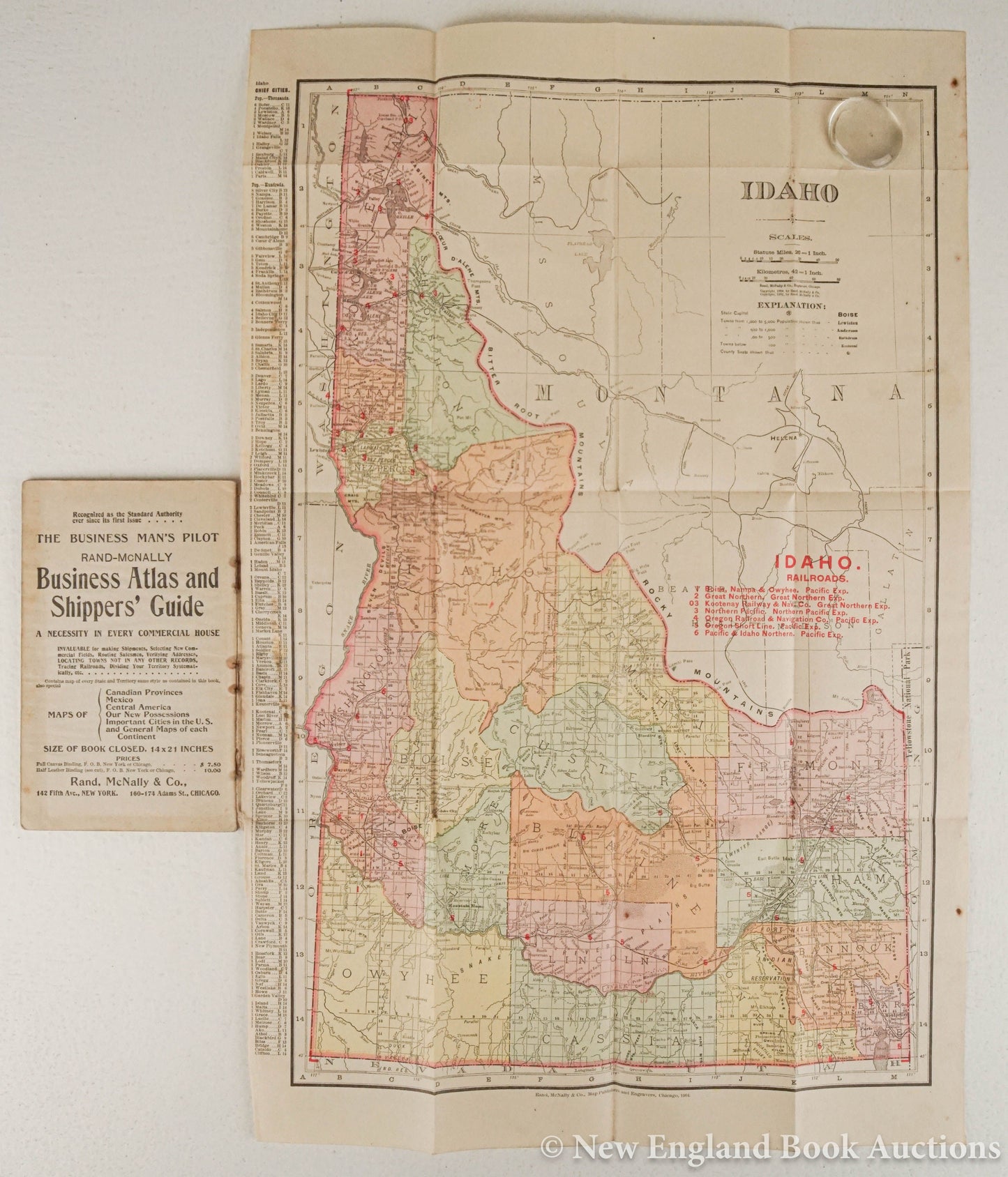 1895-1921 GROUP of 12 AMERICAN STATES FOLDING MAPS BOOKLETS antique AMERICANA