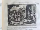 1703 WORLD'S HISTORY KING FRIEDRICH WILHELM I COAT OF ARMS antique ILLUSTRATED