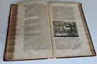 1703 WORLD'S HISTORY ILLUSTRATED FOLIO antique Le Grand Theatre Historique