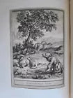 1886-87 FABLES DE LA FONTAINE ILLUSTRATED 4 FOLIO VOLUMES antique in FRENCH