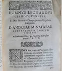 1574 SERMONS by Alessandro Bonanno antique VELLUM BINDING 16th CENTURY