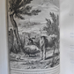 1886-87 FABLES DE LA FONTAINE ILLUSTRATED 4 FOLIO VOLUMES antique in FRENCH